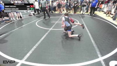 64 lbs Rr Rnd 1 - Timmy McCall, Fort Gibson Youth Wrestling vs Tristan Garland, Berryhill Wrestling Club