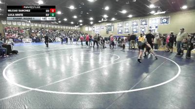 106 lbs Champ. Round 1 - Luca White, Royal vs Hilcias Sanchez, South High