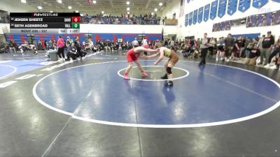 157 lbs Cons. Round 3 - Jensen Sheetz, Sandpoint vs Seth Agenbroad, Vallivue