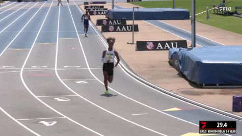 Youth Girls' 4x400m Relay, Semi-Finals 7 - Age 13-14
