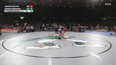 4A/3A/2A/1A Girls 140 Cons. Round 2 - Georgie Edmunson, Nyssa Girls vs Addison Hescock, North Douglas / Elkton Girls