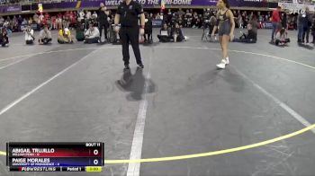 110 lbs Quarters & 1st Wb (16 Team) - Abigail Trujillo, William Penn vs Paige Morales, University Of Providence