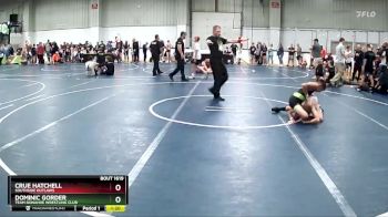 85 lbs Quarterfinal - Dominic Gorder, Team Donahoe Wrestling Club vs Crue Hatchell, Southside Outlaws