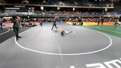 5A 132 lbs Semifinal - Colin McQuone, New Braunfels vs Tyler Yancey, Azle