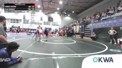 75 lbs Rr Rnd 1 - James Gourd, Raw Wrestling Club vs Oak Wright, Team Tulsa Wrestling Club