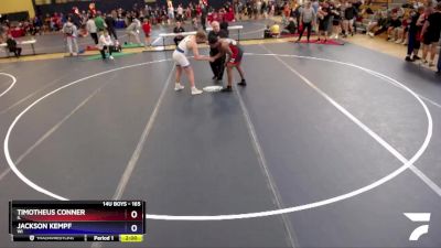 165 lbs Round 1 - Timotheus Conner, IL vs Jackson Kempf, WI