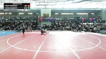 150 lbs Consolation - Riley Storozuk, East Hartford vs Lucas Gannotti, Waterford
