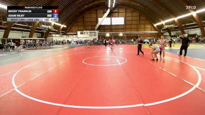 132A lbs Quarterfinal - Brody Franklin, Long Beach Wrestling Club vs Adam Bilby, Rose Hill High/sc Punishers