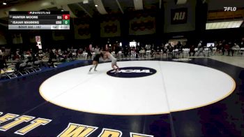 197 lbs Cons. Round 3 - Isaiah Manning, Greensboro vs Hunter Moore, Roanoke College