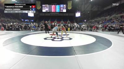 145 lbs Cons. Rd Of 32 - Makayla Faulkner, KS vs America Cabrera, IL