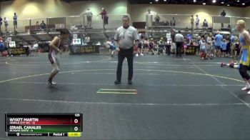 125 lbs Round 4 (6 Team) - Wyatt Martin, Vehicle City WC vs Izrael Canales, Mi Mafia White