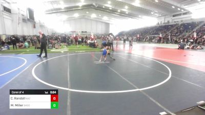 46 lbs Consi Of 4 - Clay Randall, NAZ Grapplers vs McKay Miller, Shootbox WC