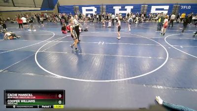 96 lbs Champ. Round 1 - Cache Manscill, Bear River Wrestling Club vs Cooper Williams, Westlake