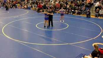 165 lbs Champ. Round 1 - Bailynn Dewitt, Franklinville vs Hannah Evans, Falconer