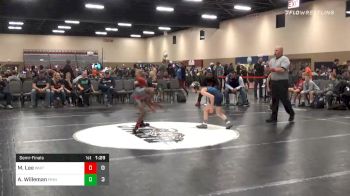 65 lbs Semifinal - Malcolm Lee, Whitted Trained Black (TX) vs Alex Willeman, PINnacle (MN)