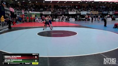 215 lbs Cons. Round 3 - Denali Schijvens, Juneau-Douglas HS vs Sithri Fainuulelei, Bartlett High