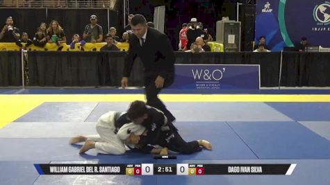 Dago Ivan Silva vs William Gabriel Del R. Santiago 2025 Pan Kids Jiu-Jitsu IBJJF Championship