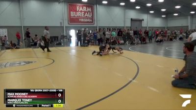 106 lbs Semifinal - Marquis Toney, Noke Wrestling RTC vs Max Mooney, Scanlan Wrestling Academy