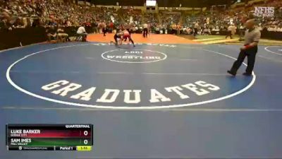 6A-175 lbs Quarterfinal - Luke Barker, Dodge City vs Sam Imes, Mill Valley