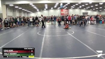 58 lbs Cons. Round 2 - Molly Mooney, Scanlan Wrestling Academy vs Cole Gore, Red Lion Wrestling Club