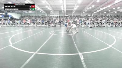 152 lbs Consi Of 32 #2 - Ayden Hood, TN vs Dominic Wilson, TX