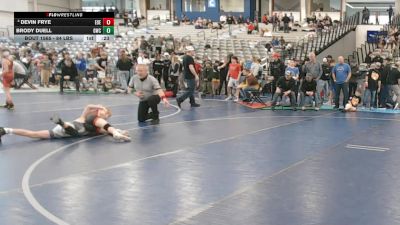 84 lbs Cons. Quarters - Devin Frye, Eastern Oregon Elite vs Brody Duell, Goodland Wrestling Club