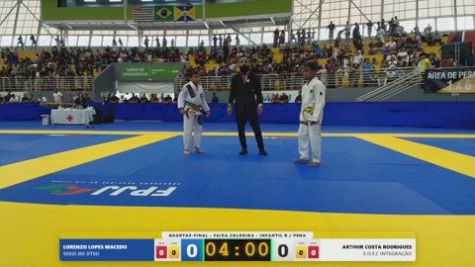 LORENZO LOPES MACEDO vs ARTHUR COSTA RODRIGUES0 2026 FPJJ Circuito Paulista GI Etapa 3