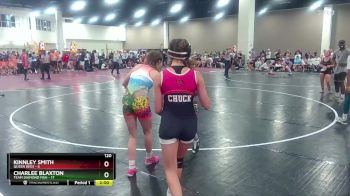 120 lbs Round 6 (8 Team) - Charlee Blaxton, Team Diamond Fish vs Kinnley Smith, Queen Bees