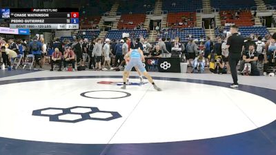 120 lbs Cons. Rd Of 64 - Chase Watkinson, Iowa vs Pedro Gutierrez, Texas