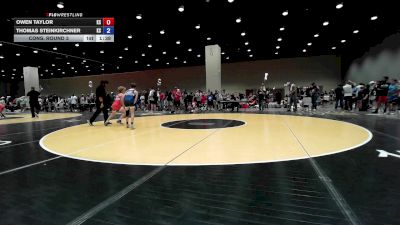 92 lbs Cons. Round 3 - Owen Taylor, KS vs Thomas Steinkirchner, KS
