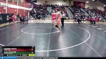 160 lbs Cons. Semi - Ryan Kuckler, Bishop Gorman vs Cooper Hatch, Arbor View