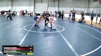 110 lbs Cons. Semi - Hudson Morris, All American Training Center vs Ethan Alvarez, Merrillville Pirates Wrestling