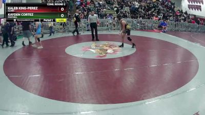 132 lbs Cons. Round 2 - Kaleb King-Perez, Clark vs Kayden Cortez, Foothill