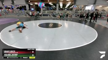 132 lbs 2nd Place Match - Holden Jacobs, Scots Wrestling Club vs Grady Kelts, NB Elite Wrestling Club