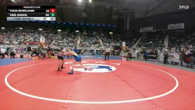 3A-126 lbs Cons. Round 3 - Kael Gudahl, Wheatland vs Colin McWilliams, Lander Valley