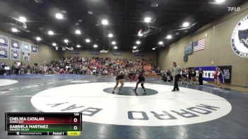 130 lbs Quarterfinal - Chelsea Catalan, Morro Bay vs Gabriela Martinez, Pioneer Valley