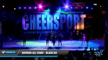 Haydens All Stars - Black Ice [2021 L6 Senior Coed Open - Large Day 2] 2021 CHEERSPORT National Cheerleading Championship