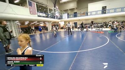 49-51 lbs Round 2 - Emalisa Bojorquez, Utah Eagles Wrestling Club vs Kovie Avery, Westlake