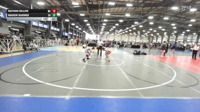 85 lbs Consi Of 16 #2 - Nathan Dillon, MA vs Mason Barnes, OH