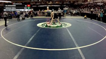 Girls 152 lbs Cons. Semi - Zia Budagher, St. Pius X vs Abigale Snell, Hobbs