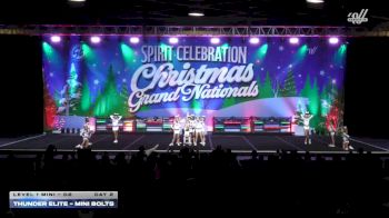 Thunder Elite - Mini Bolts [2025 L1 Mini - D2 Day 2] 2025 Spirit Celebration Christmas Grand Nationals