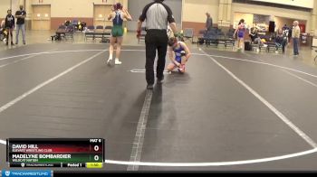 100 lbs Round 2 - Madelyne Bombardier, Wildcat Nation vs David Hill, Elevate Wrestling Club