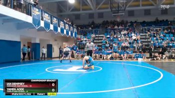 157 lbs Semis & 1st Wb (8 Team) - Ian Dempsey, Vancleave High School vs Yamen Aode, Tupelo High School