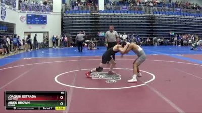 113 lbs Cons. Round 3 - Joaquin Estrada, Van Wert vs Aiden Brown, Dekalb