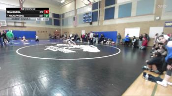 105lbs Champ. Round 3 - Kiana Wedel, Century (Girls) vs Mya Rivera, Othello (Girls)