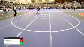 145 lbs Quarterfinal - Tommy Sawyer, Copperhead Wrestling vs Jose Farias Jr, Dethrone