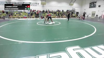 145 lbs Cons. Round 1 - Joselyn Gutierrez, Skyline vs Jasmine Latham, Victor Valley College