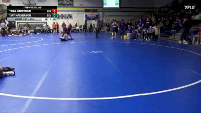 138 lbs Cons. Semi - Jay Halverson, Clear Creek-Amana vs Will Griswold, Center Point-Urbana