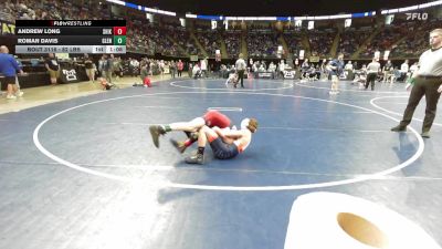 82 lbs Round Of 32 - Andrew Long, Shikellamy vs Roman Davis, Glendale