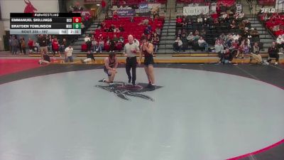 197 lbs Quarterfinal - Brayden Tomlinson, Murray State College vs Emmanuel Skillings, Central Oklahoma
